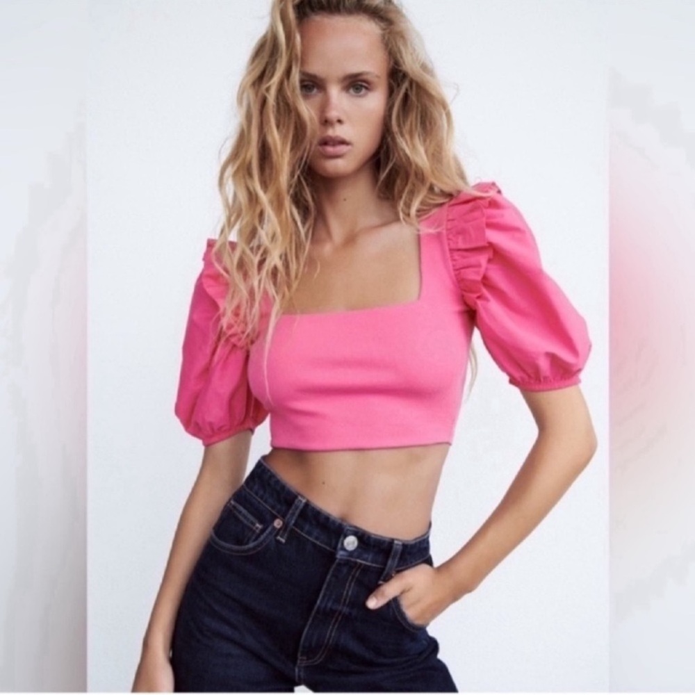 🌎 Zara Crop Top